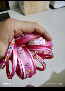 Beautiful seep mehroon and pink Bengal Set ❤️ 🩷