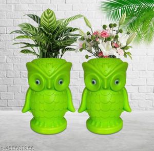 Owl Shaped Planter Pots