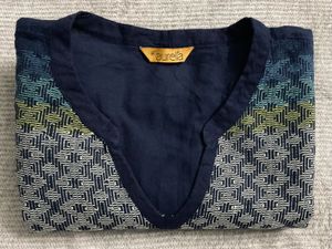 AURELIA - Stylish Navy Blue Kurta