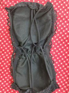 Black Lace Strapless Bralette