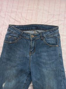 Low Raise Flare Denim Jeans