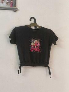 Black Crop Top