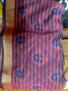 Soft Cotton Blend Saree
