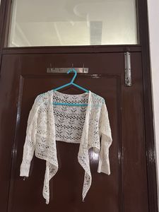 Crochet Knit Shrug