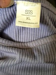 SSS Cute Lavender Crop Top