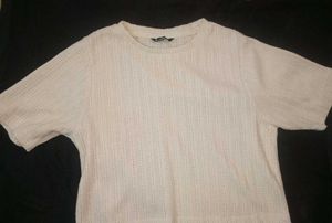 White Knit Top
