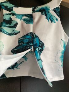 💐 Bold Floral Co-ord Set (Top + Skirt)