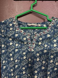 Floral Print Kurta Set