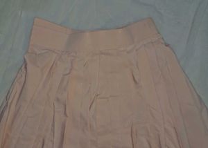Peach Midi Skirt