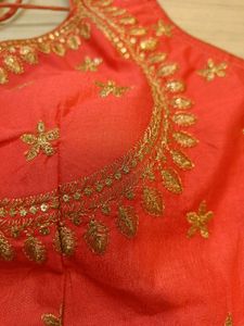 Rani Pink Sabyasachi Sleeveless Blouse
