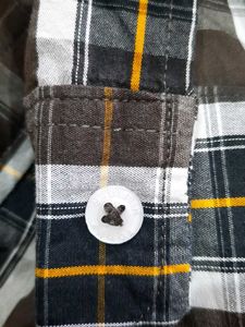 Tommy HILFIGER Brown Dominant Checked Shirt Mens