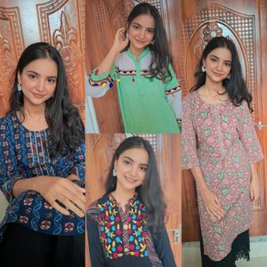 Combo of 4 kurtas🌷