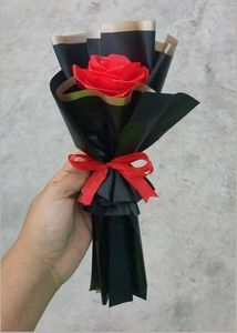 Single Red Rose Bouquet