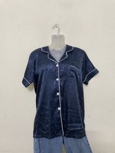 Imported Navy Blue  Elegant  Nightwear