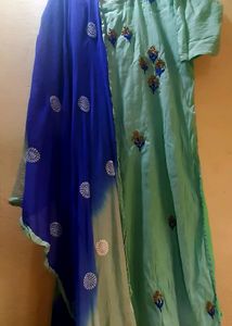 Blue Top And Duppatta💙