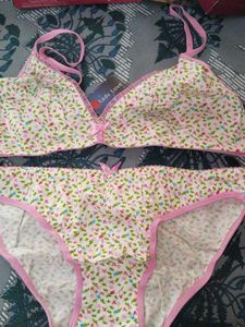 Floral Bra & Panty Set