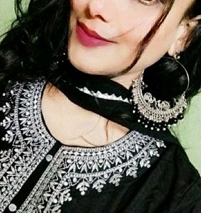 New Black Kurti Set