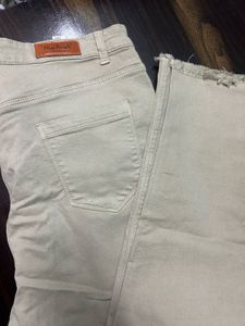 Beige Slim fit Jeans