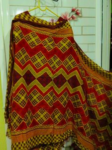 Red Kurta And Dupatta Set