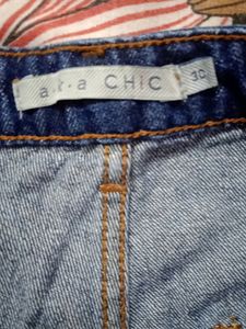 Aka Chic Size 30 Denim Baggy Jeans