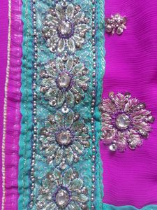 Hand Work  Saree