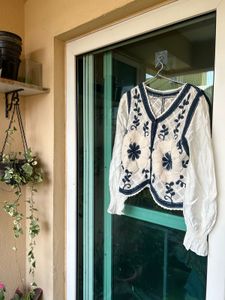 Floral crochet Top