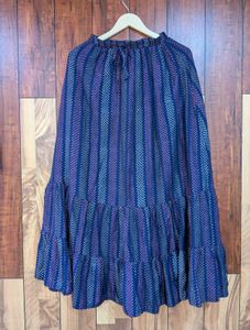 Pink Frock &amp; Blue Skirt (Jama) – Size 32 | Elegant