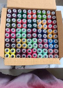 Multicolour Polyester Thtead 100 Spools