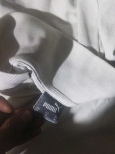 Puma White Polo Shirt