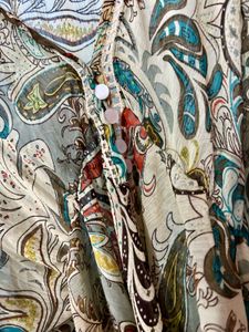 Paisley Print Kaftan Top XXL size