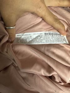 Zara Pink Mauve Delicate Lace Slip Midi Dress