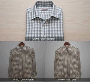 Stylish men&#39;s checked shirt