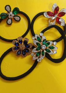 Combo Of 9 Baby Hair Clip And Band