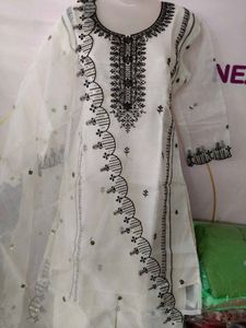 White Embroidered Salwar Kameez