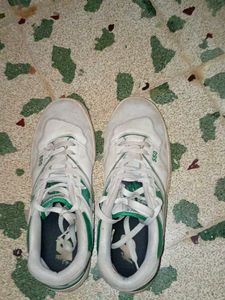 New Balance 550 White/Green Sneakers