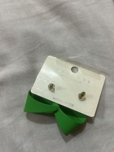 Korea’s Green Statement Earrings