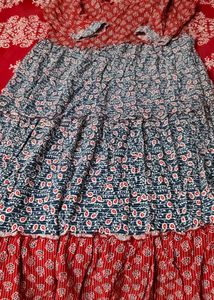 Cute Red &amp; Blue Dress