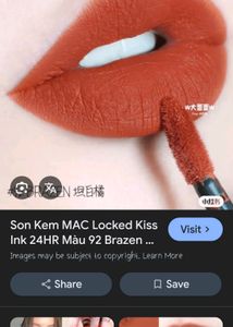 Mac Locked Kiss Ink 92 Brazen🔥