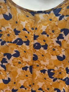 Floral Top with Text