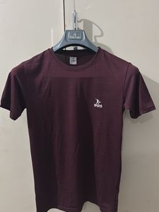 Maroon Sports T-Shirt