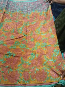 Floral Print Saree