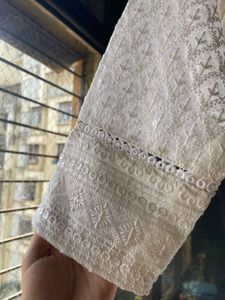 Soch elegant white kurta with sequins