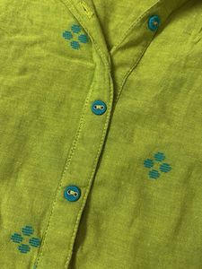 Green Printed Kurti