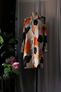Abstract Print Dress