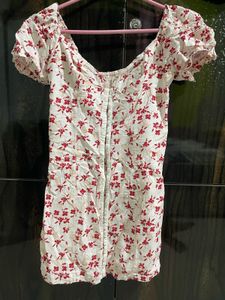 Floral Mini One Piece Dress