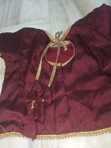 Maroon Lengha Choli Set