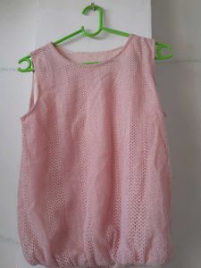 Pink Sleeveless Top