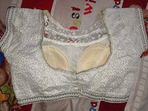 White Padded Blouse