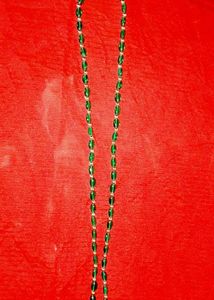 Emerald &amp; Gold Tone Necklace