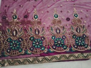Net Febrick Saree,Silk Peticot, Stylish Blouse